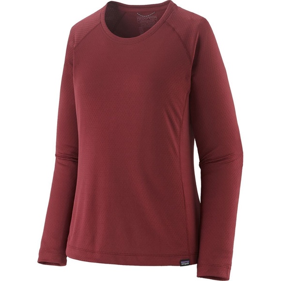 Patagonia • Women's Burgundy Capilene Midweight Crew Top • Size XXS - Picture 2 of 8